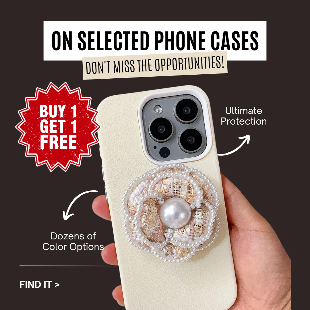 Magsafe Magnetic Pearl Flower Phone Holder Case