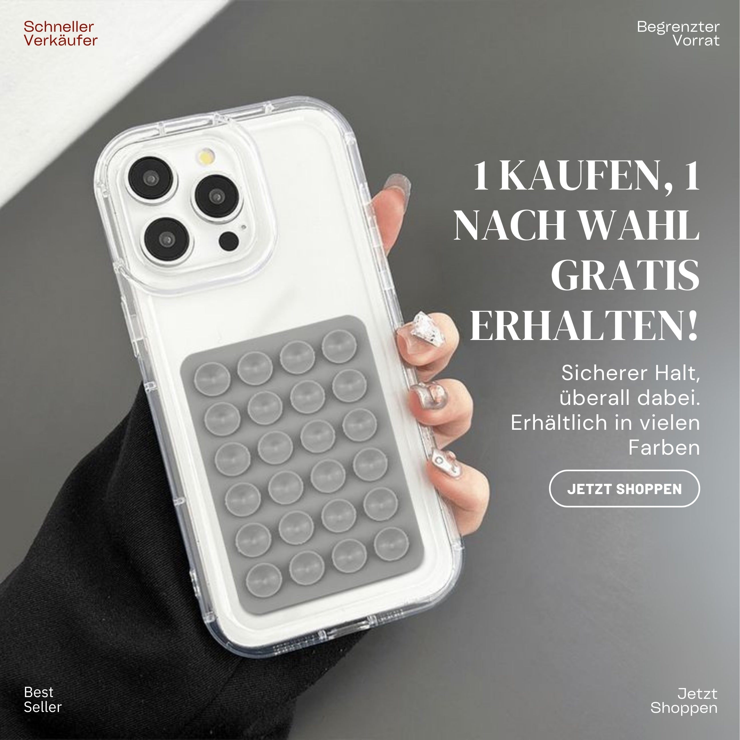 Selencia MagSafe Saugnapf-Handyhalterung –  Kauf 1, erhalte 1 GRATIS! 🎉