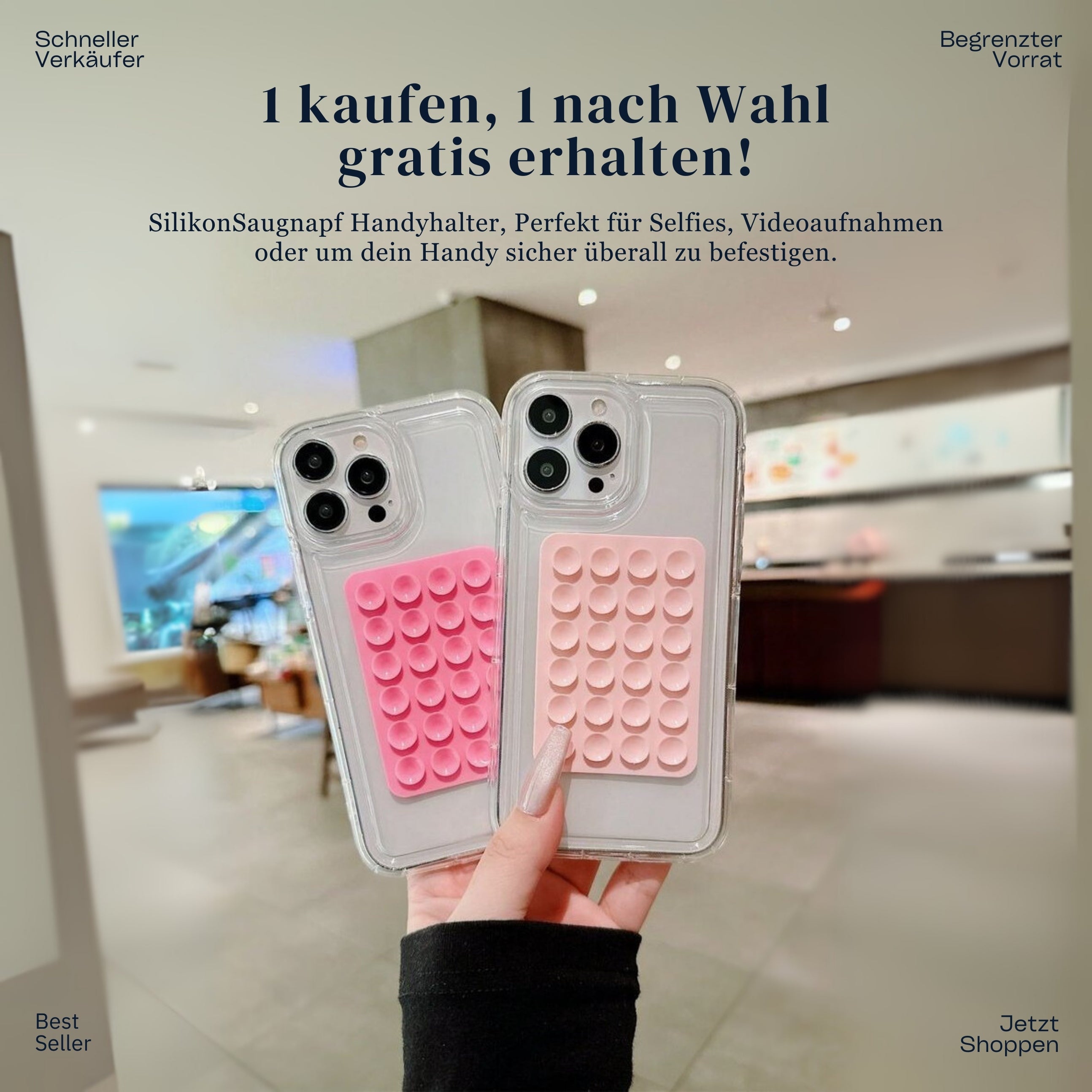 Selencia MagSafe Saugnapf-Handyhalterung –  Kauf 1, erhalte 1 GRATIS! 🎉