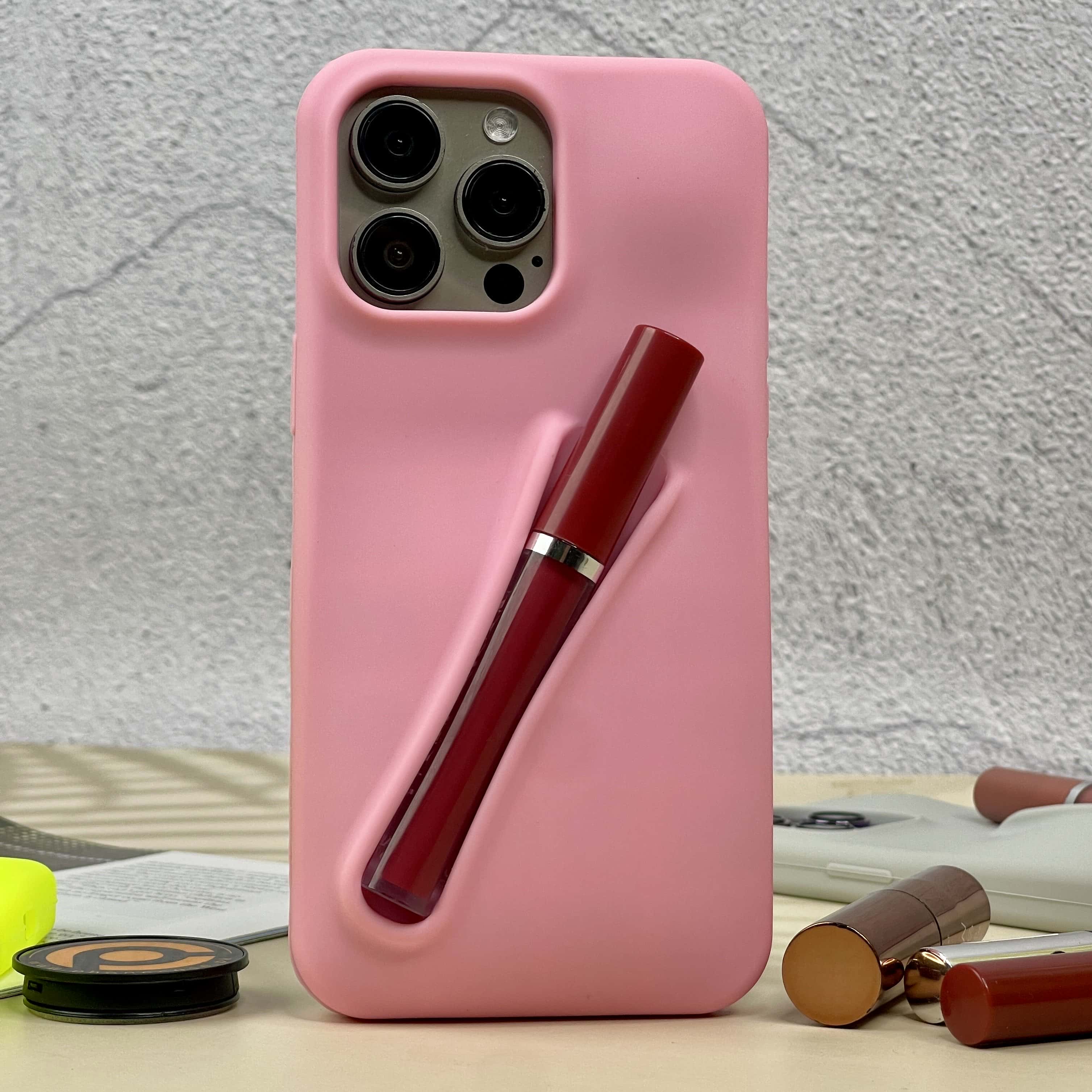 Lipgloss-Halter, schützende Handyhülle + KOSTENLOSE Kopfhörer