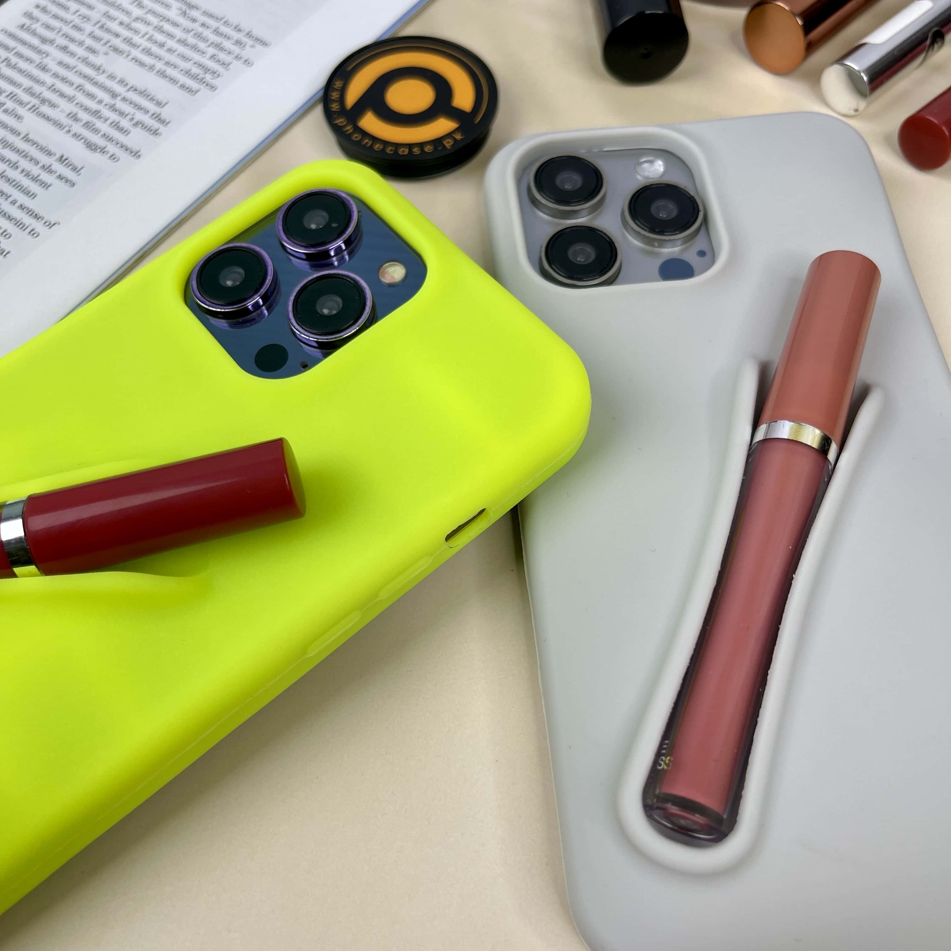Lipgloss-Halter, schützende Handyhülle + KOSTENLOSE Kopfhörer