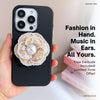 Magsafe Magnetic Pearl Flower Phone Holder Case + Free Earphone