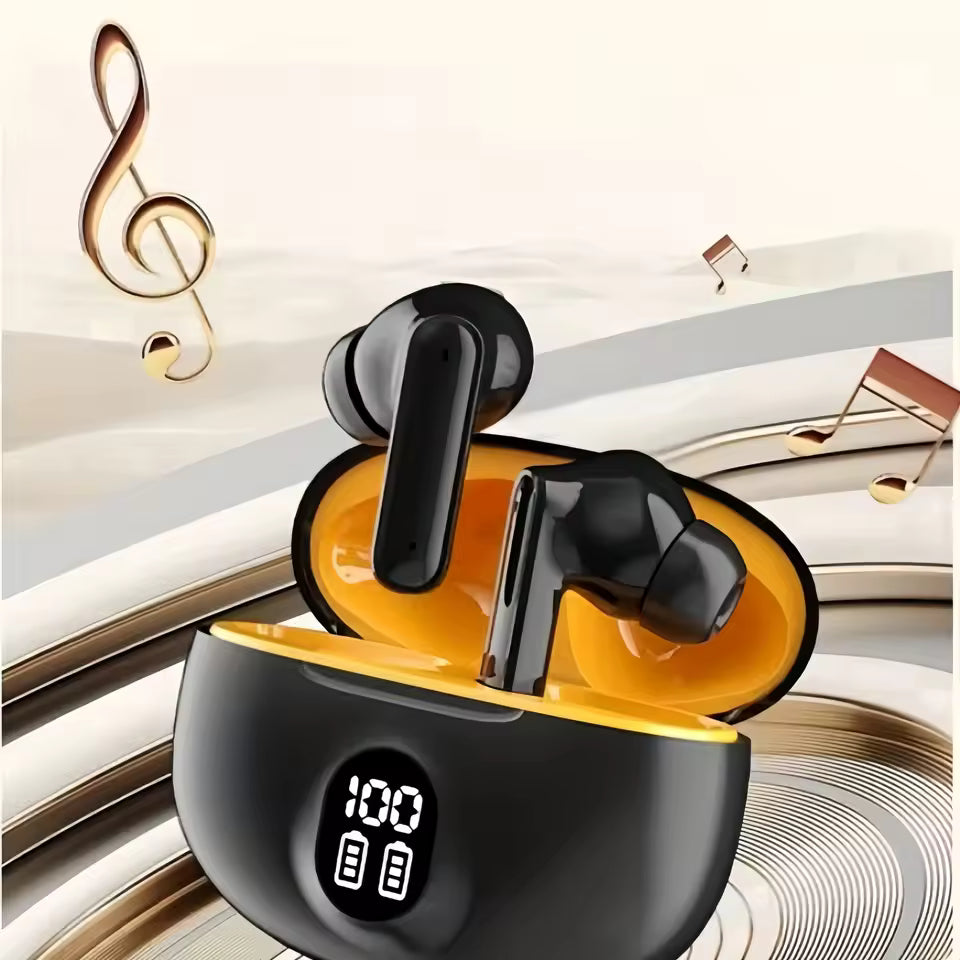 S510 TWS Wireless Earphones LED Power Digital Display Stereo Sound Bluetooth 5.3 Compatible for iPhone