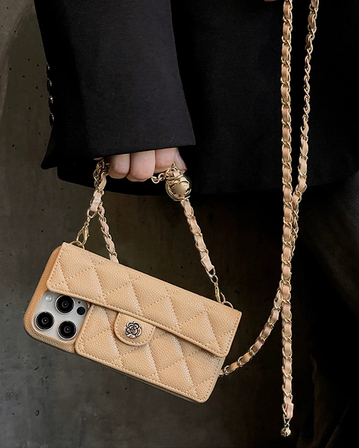 Couture Clutch™ Leder-Wallet-iPhone-Hülle + GRATIS Kopfhörer 🎧✨