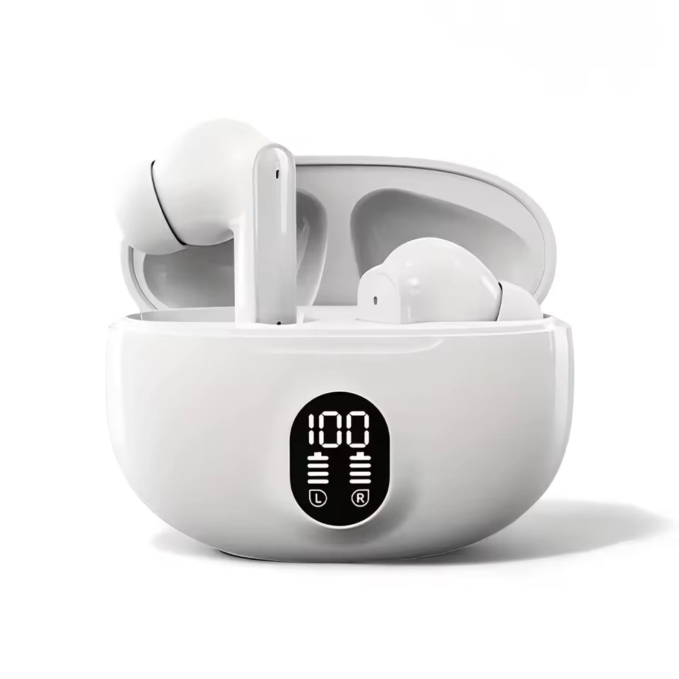 S510 TWS Wireless Earphones LED Power Digital Display Stereo Sound Bluetooth 5.3 Compatible for iPhone