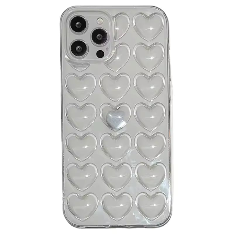 Love Heart Case For iPhone + Earphone FREE