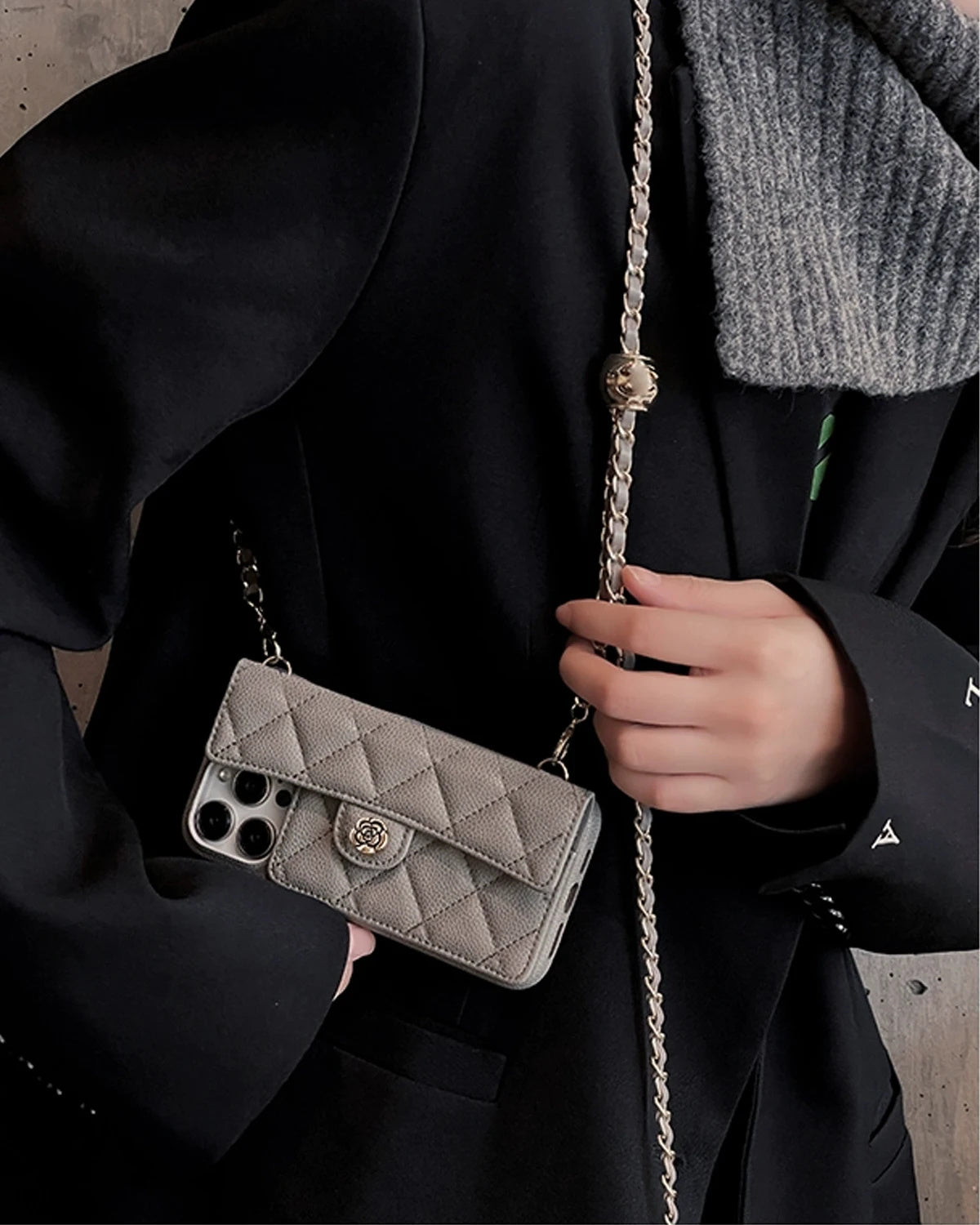 Couture Clutch™ Leder-Wallet-iPhone-Hülle + GRATIS Kopfhörer 🎧✨