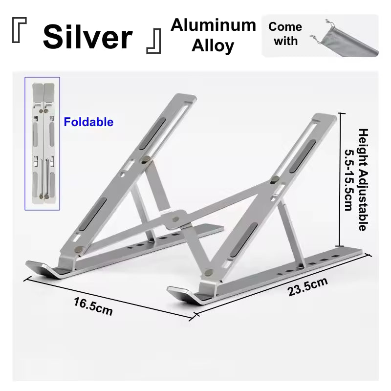 Verstellbarer Laptop-Ständer aus Aluminiumlegierung