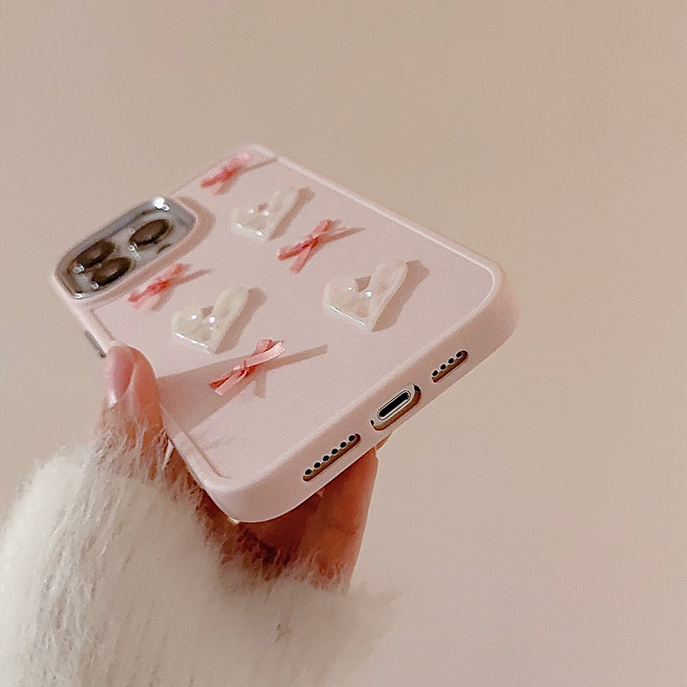 Pearl Heart Case + Gratis-Kopfhörer 💖