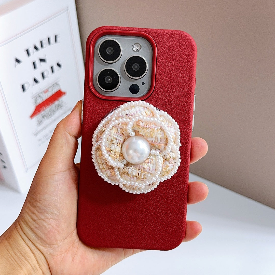 Magsafe Magnetic Pearl Flower Phone Holder Case
