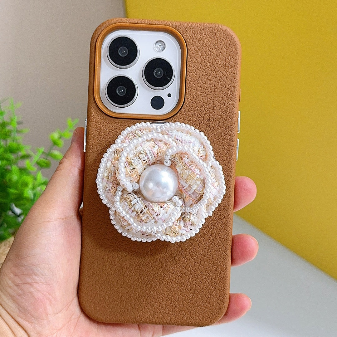 Magsafe Magnetic Pearl Flower Phone Holder Case