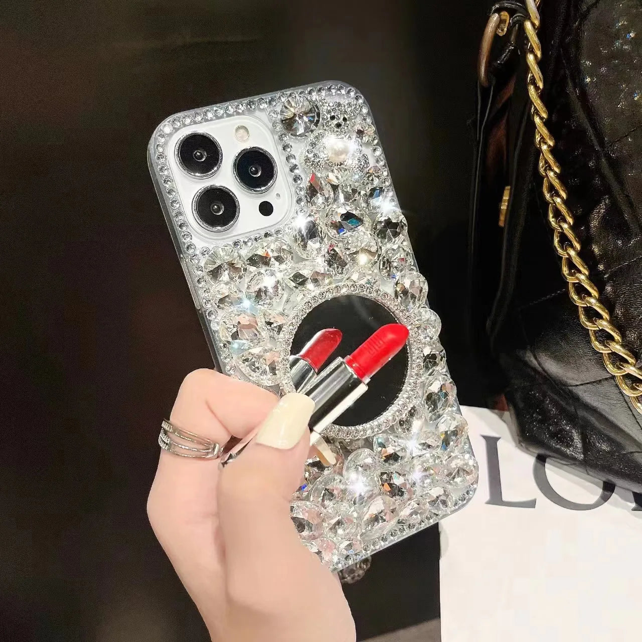 CrystalGaze™ Mirror Case + FREE Earphones 🎧