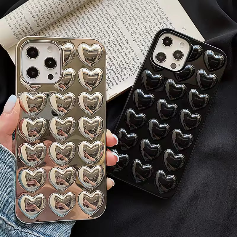 Love Heart Case For iPhone + Earphone FREE
