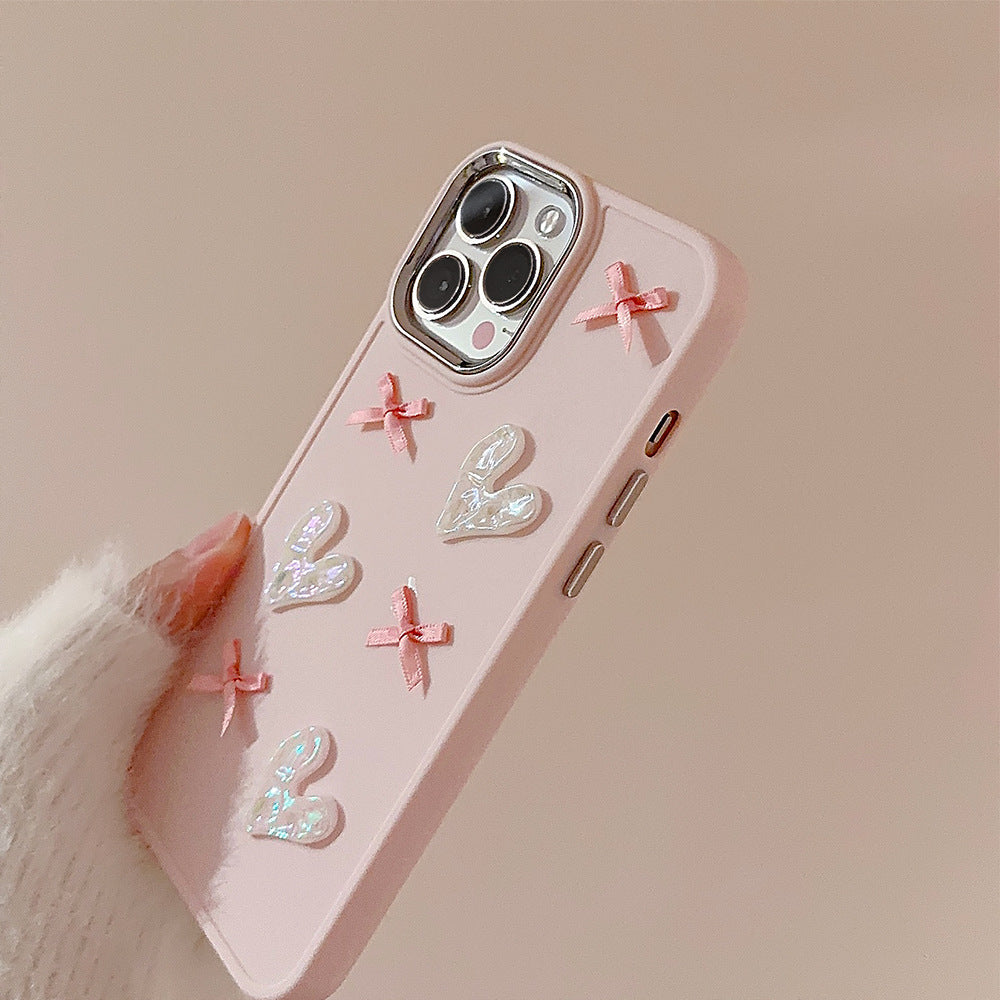 Pearl Heart Case + Gratis-Kopfhörer 💖