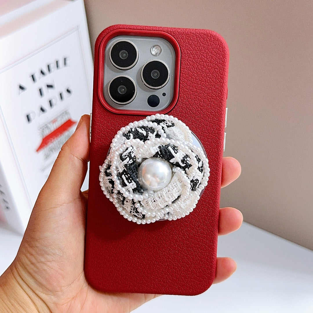 Magsafe Magnetic Pearl Flower Phone Holder Case