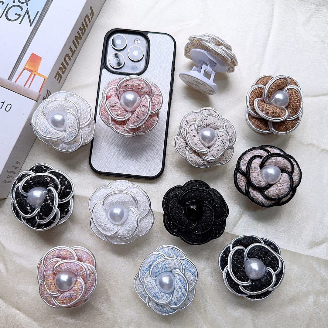 Fashion Cute 3D Flower Folding Finger Ring Holder