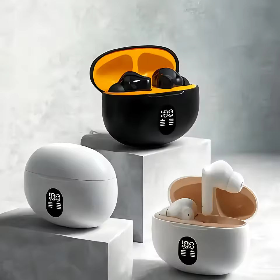 S510 TWS Wireless Earphones LED Power Digital Display Stereo Sound Bluetooth 5.3 Compatible for iPhone