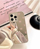 Stylish Bow Mirror Case + Gratis-Kopfhörer