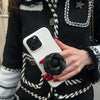 Black Camellia Finger Grip Case™  [Get FREE Earphones]